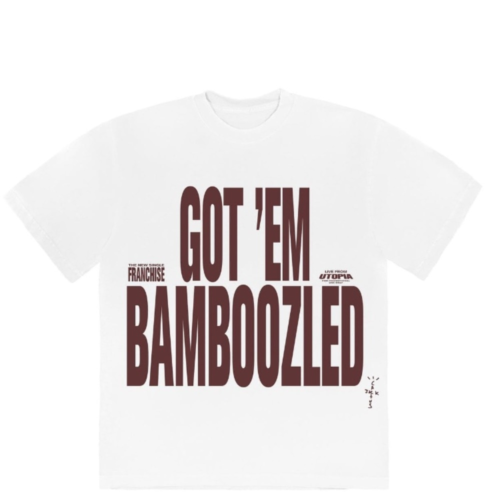 Travis Scott OFFICIAL”Got Em Bamboozled” shirt